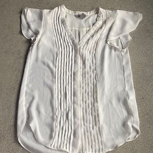H&M White Tank Too with Flowing Sleeves. Size XXS.
